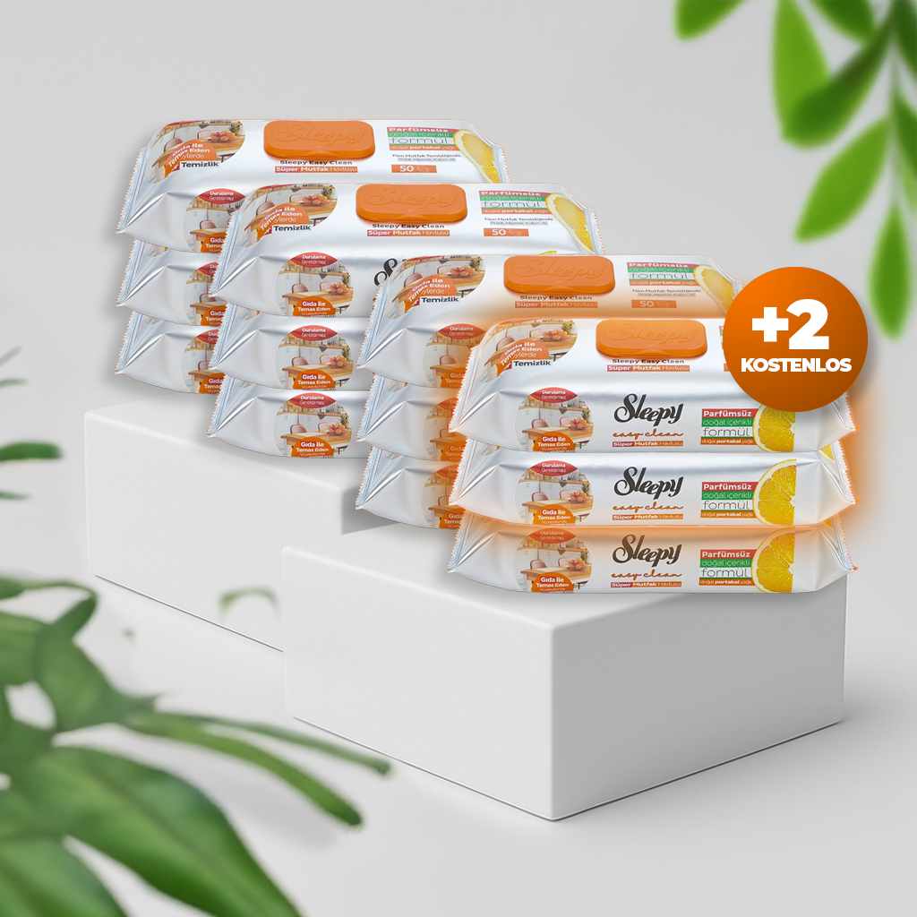Sleepy easy clean Reinigungstücher – Orange