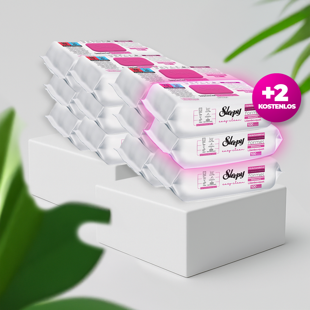 Sleepy easy clean Reinigungstücher – Lilie (Lilienbouqet)