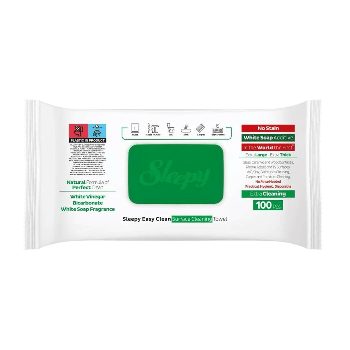 Sleepy easy clean Reinigungstücher – Grün