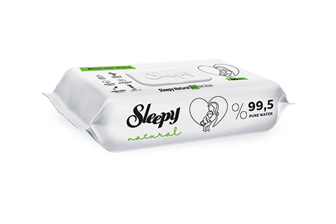 Sleepy Bio Natural Baby-Feuchttücher