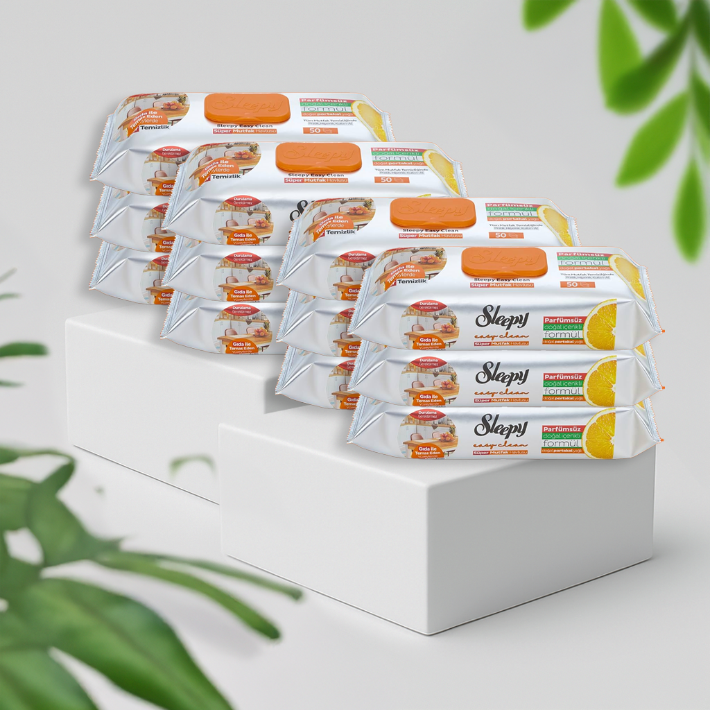 Sleepy easy clean Reinigungstücher – Orange