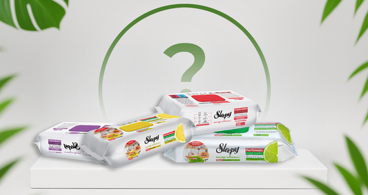 Sleepy Easy Clean Reinigungstücher: Welche Farbe ist wofür?