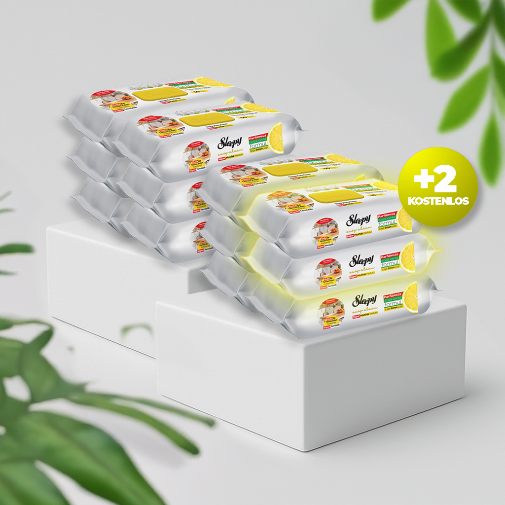 Sleepy easy clean Reinigungstücher – Zitrone
